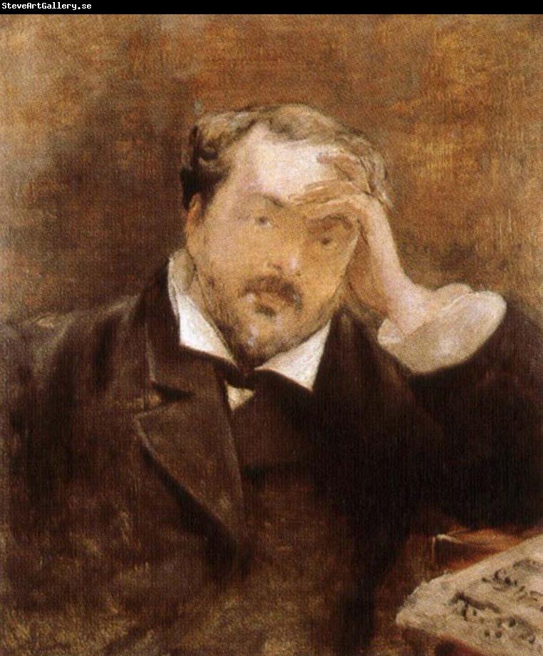 george moore painted in 1881 by edouard manet